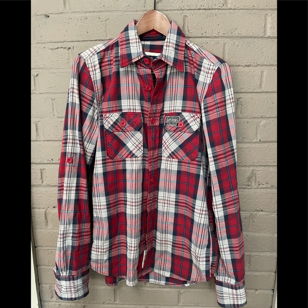 Superdry Co . Plaid shirt S